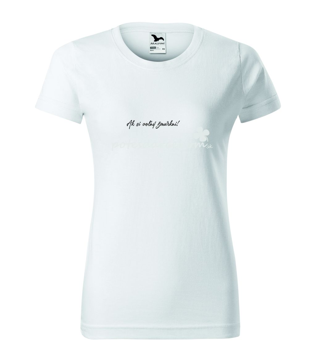 Ak si voľný žmurkni! - biele 