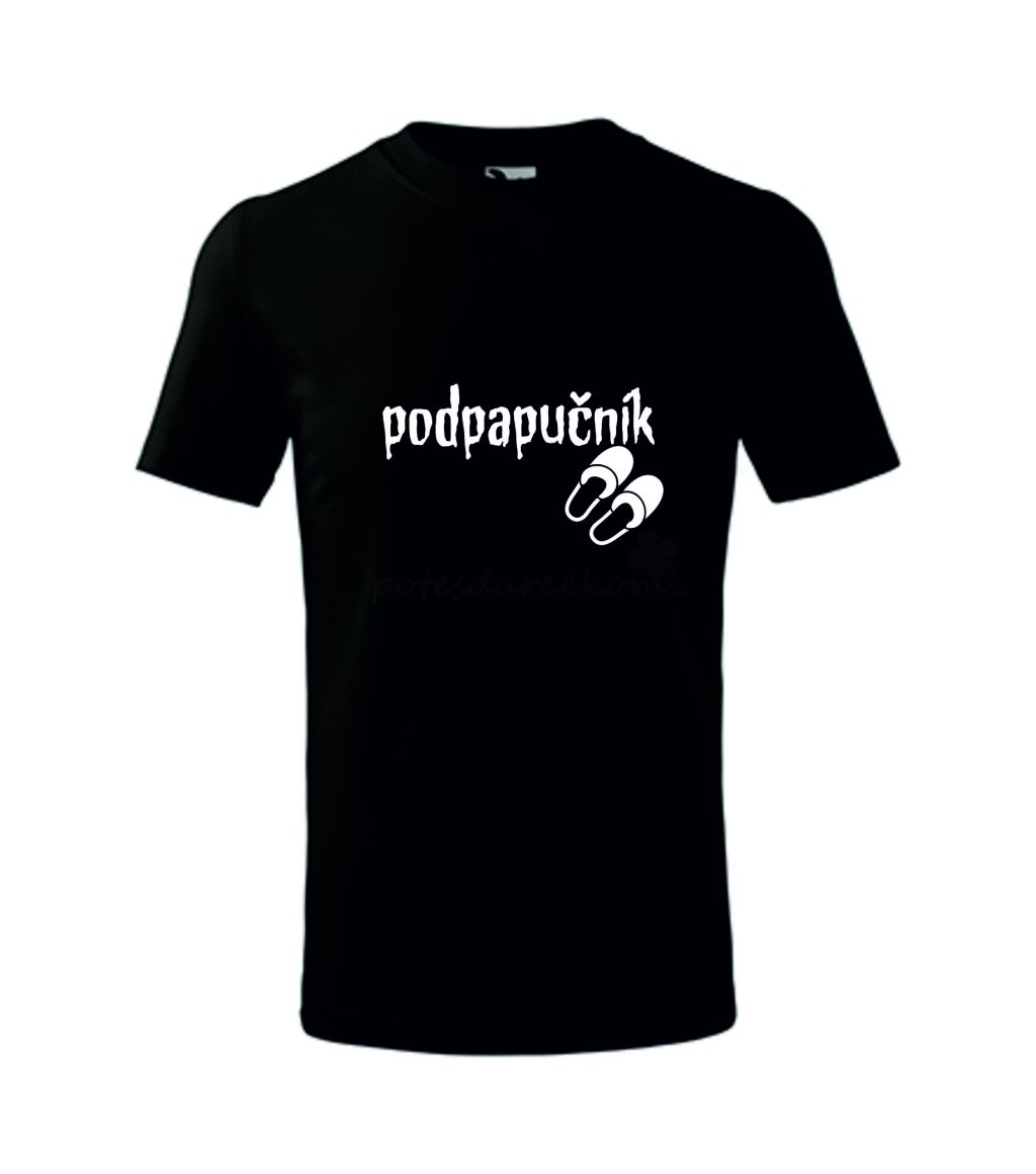 Podpapučník - čierne 