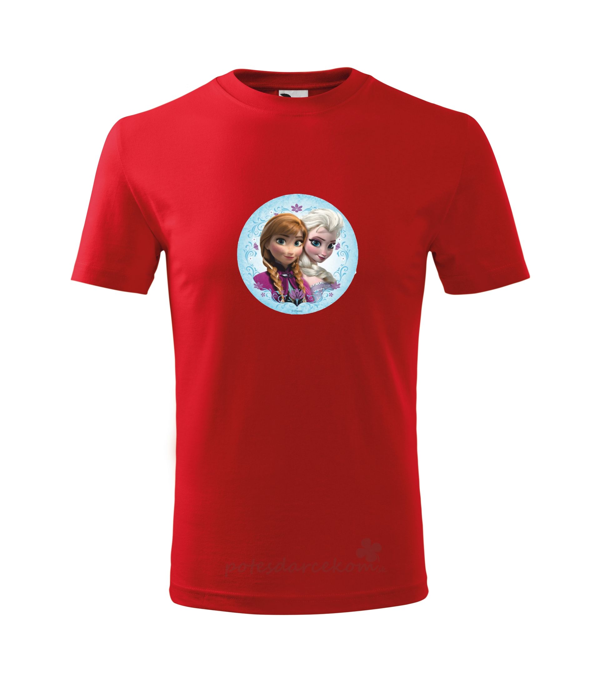 Tričko Ľadové kráľovstvo - krátky rukáv