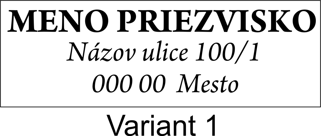 Pečiatka Colop EOS 10 KIT