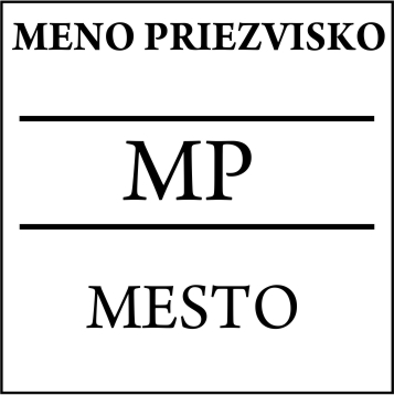 Pečiatka Colop EOS Q 30 KIT