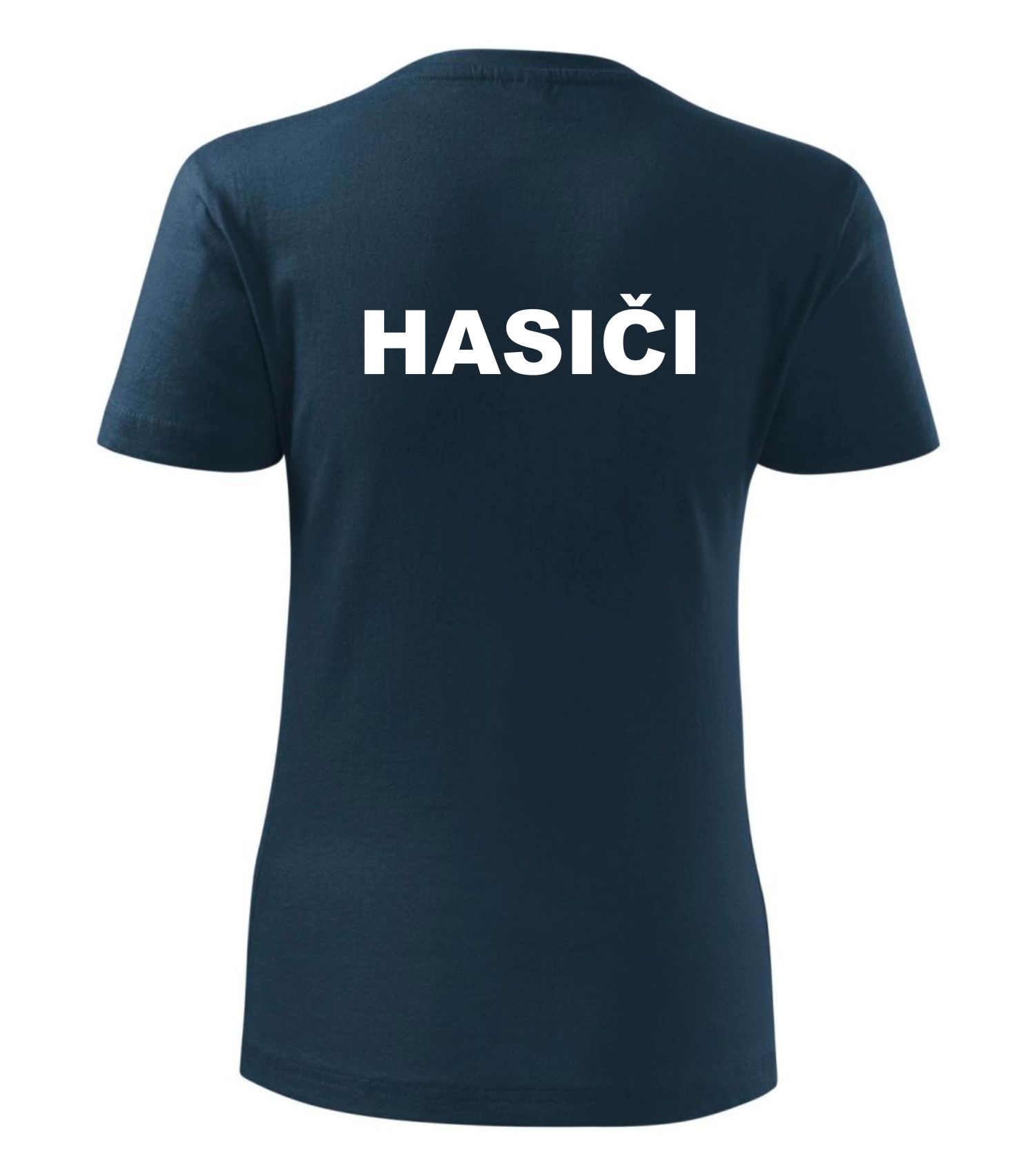 Dámke tričko tmavomodré s nápisom HASIČI