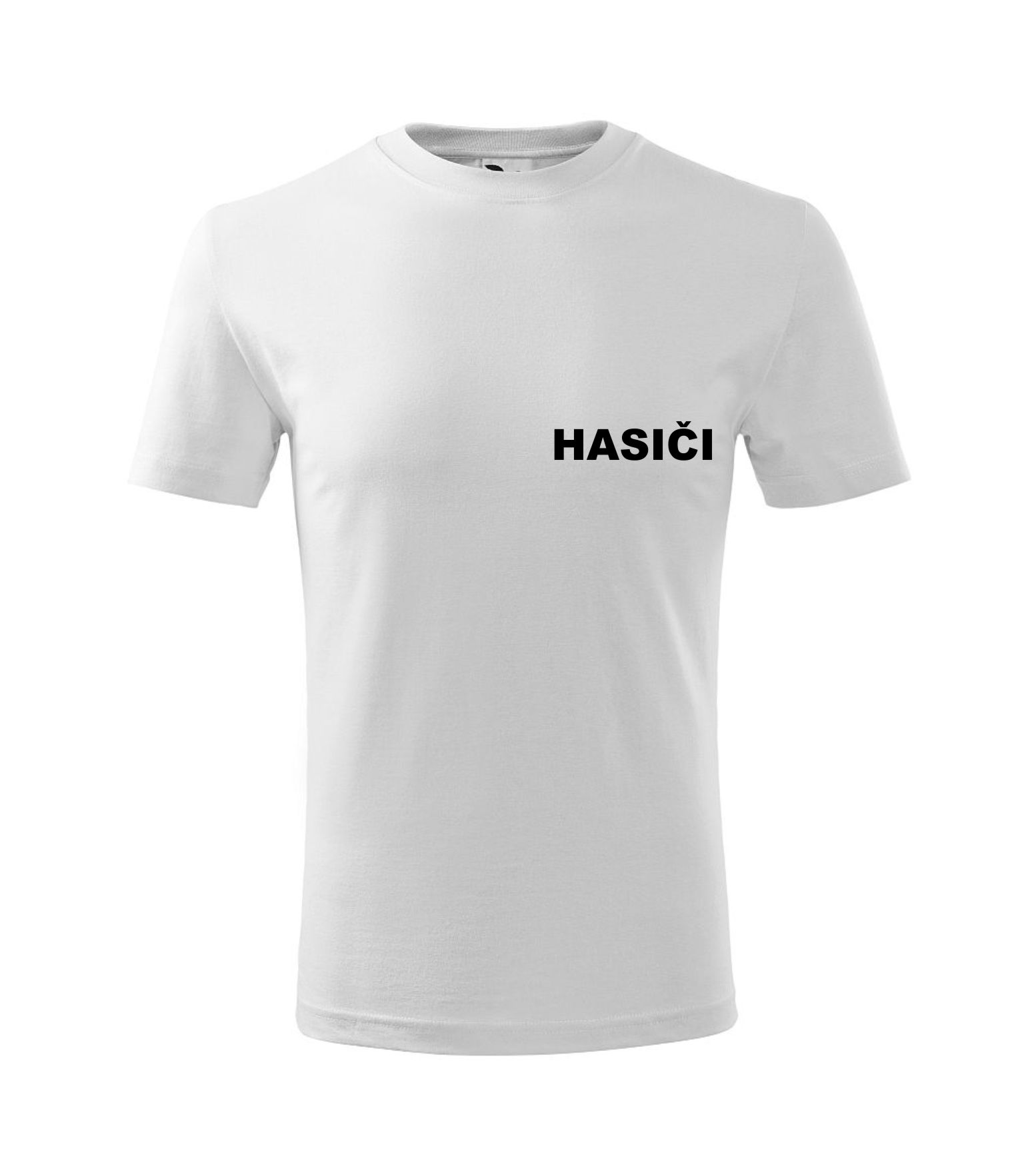 Detské biele tričko s nápisom HASIČI