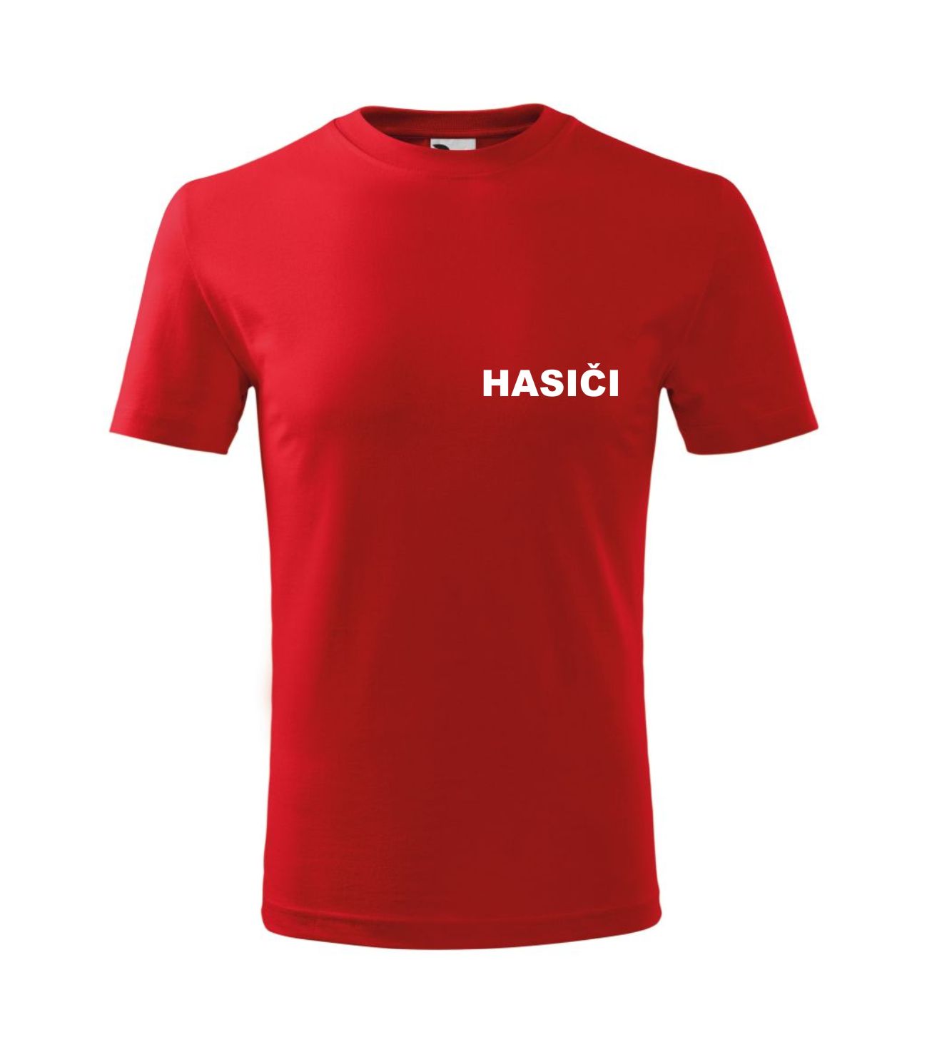 Detské tričko červené s nápisom HASIČI