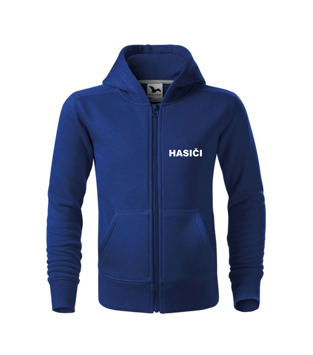 Detská mikina tmavo modrá s nápisom HASIČI