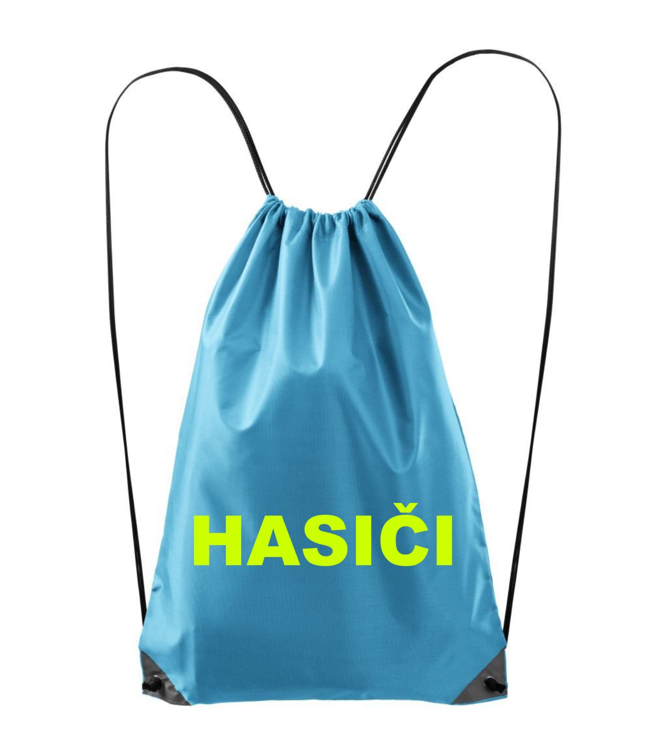 Batoh s nápisom HASIČI - bledomodrý