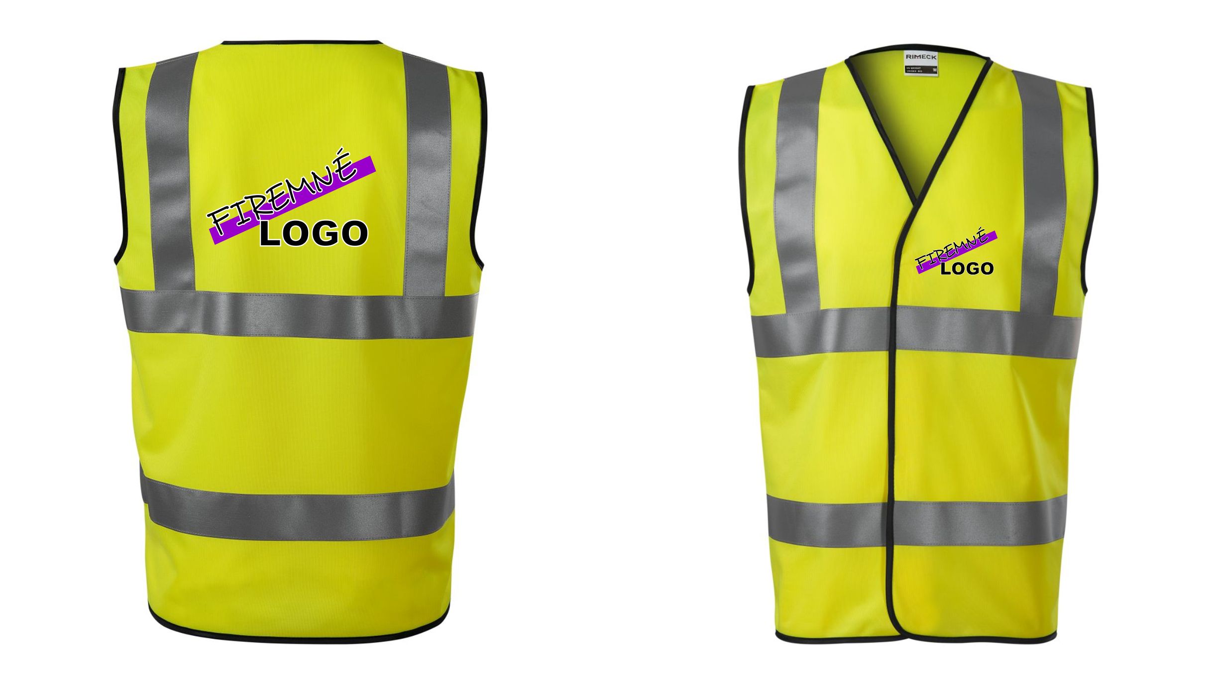 Reflexná vesta s potlačou