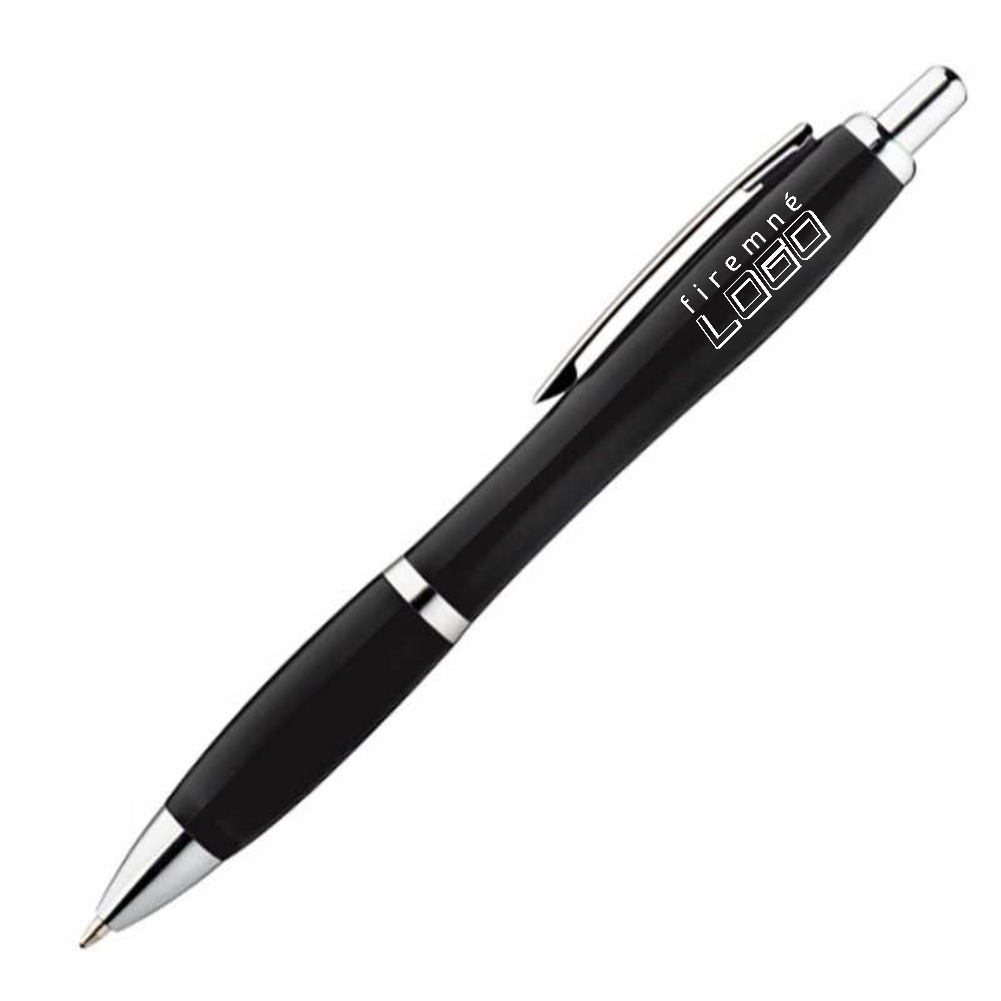 Plastové guličkové pero s logom firmy