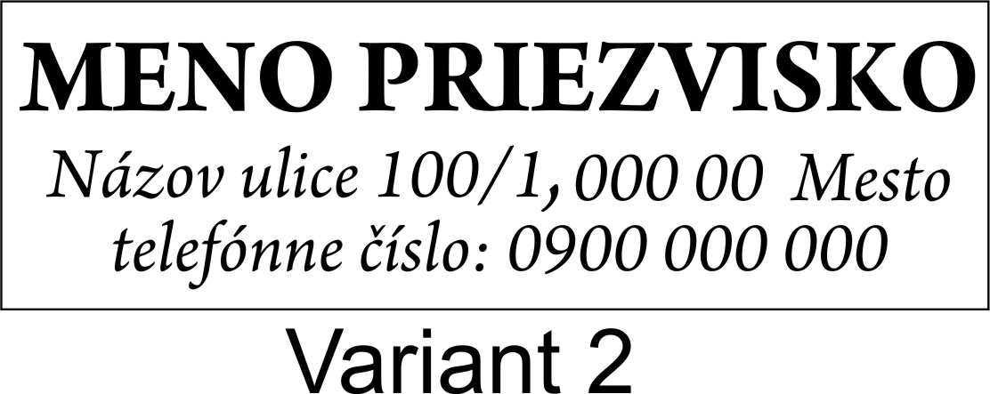 Pečiatka Colop EOS 10 KIT
