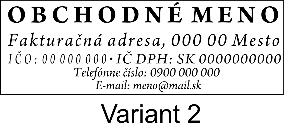 Pečiatka COLOP EOS 30 KIT