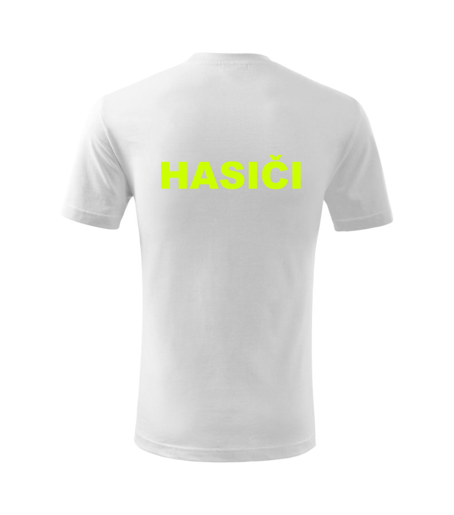 Detské biele tričko s nápisom HASIČI