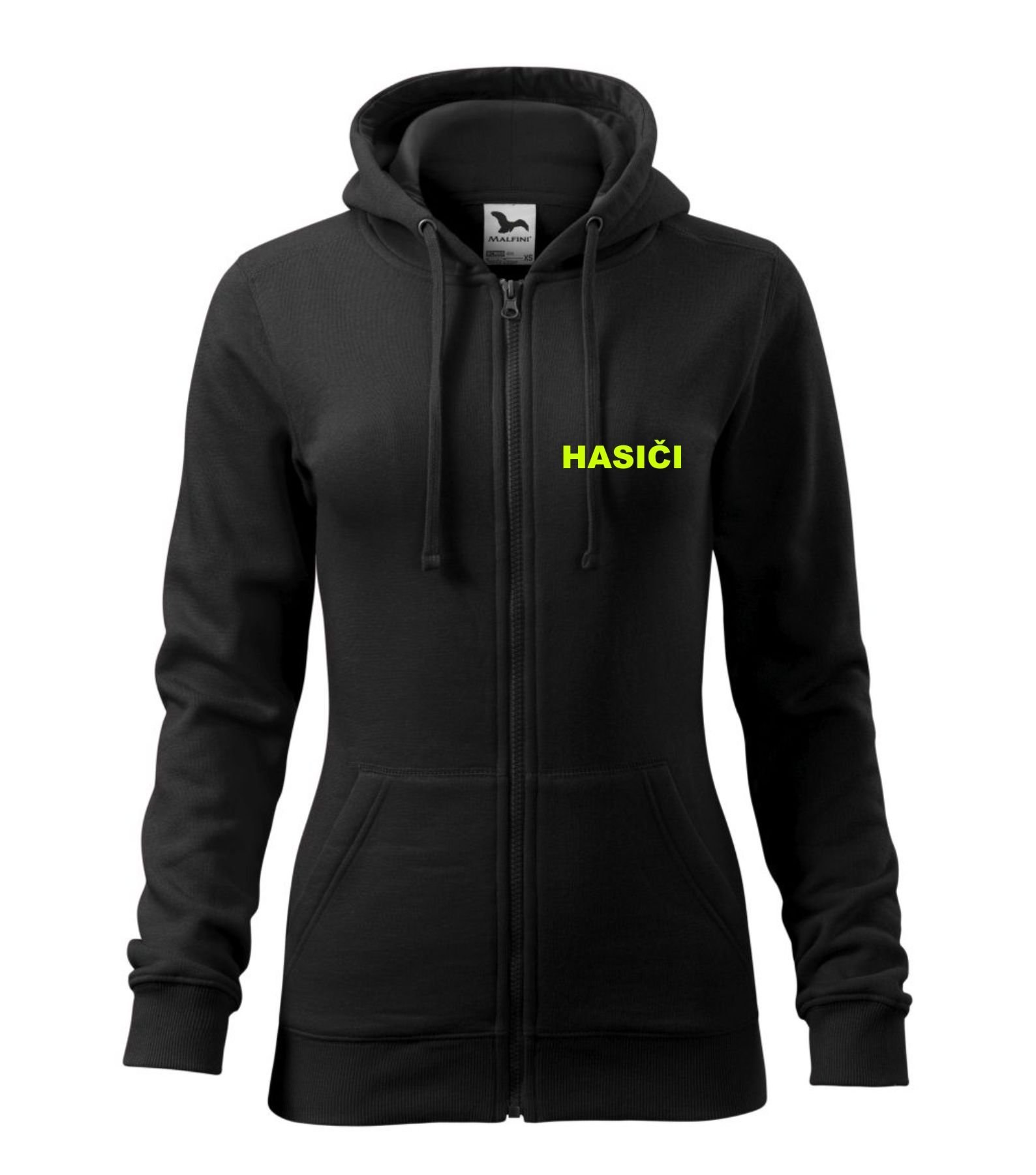 Dámska čierna mikina s nápisom HASIČI