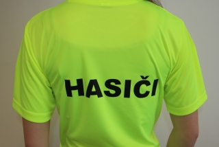 Neónový dres s čiernou potlačou