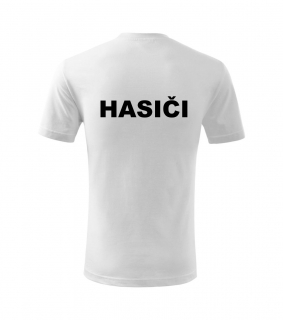 Detské biele tričko s nápisom HASIČI
