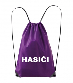 Batoh s nápisom HASIČI - fialová 
