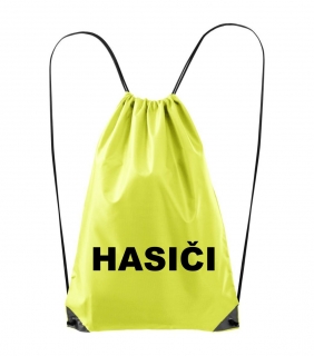 Batoh s nápisom HASIČI - žltá