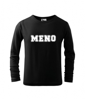 Tričko s menom - dlhý rukáv 