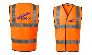 Reflexná vesta s potlačou