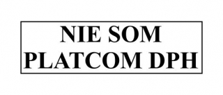 Pečiatka - nie som platcom DPH