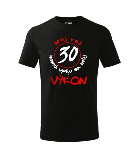 Pánske tričko - výkon - čierne 