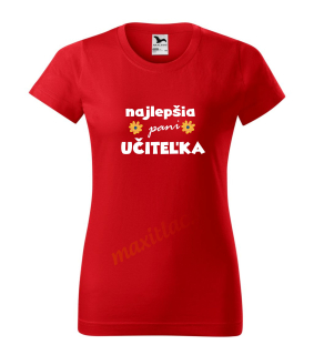 Tričko - najlepšia pani učiteľka