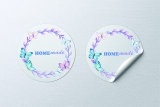 Nálepka kruh - priemer 4 cm 