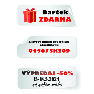 Nálepka obdĺžnik 4x2 cm 